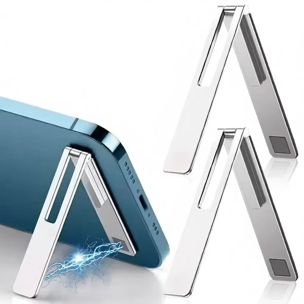 Ultra-Thin Metal Folding Phone Holder Alloy Invisible Back Stick Phone Desktop Holder Portable Mobile Support Phone Stand
Ultra-Thin Metal Folding Phone Holder Alloy Invisible Back Stick Phone Desktop Holder Portable Mobile Support Phone Stand
