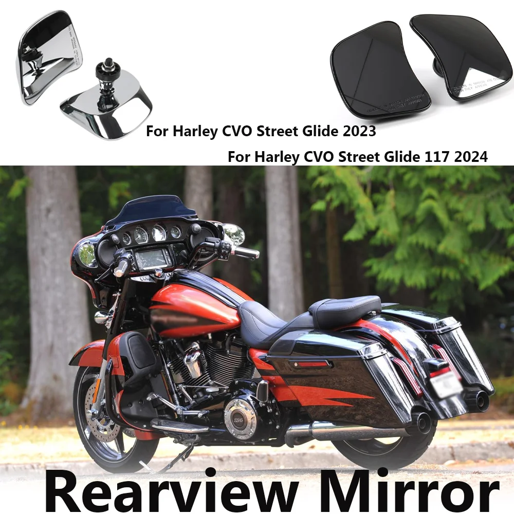 Rear View Side Mirrors Motorcycle Rearview Mirror Chrome Black NEW Motorcycle Accessories For Harley CVO Street Glide 117 2024
Rear View Side Mirrors Motorcycle Rearview Mirror Chrome Black NEW Motorcycle Accessories For Harley CVO Street Glide 117 2024