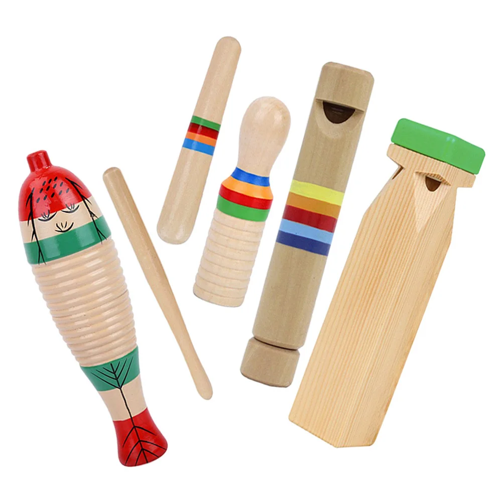 1Set Kids Education Musical Instrument Set Wooden Percussion Early Learning Train Whistle Fish Frog Scraper Toddler Play 
1Set Kids Education Musical Instrument Set Wooden Percussion Early Learning Train Whistle Fish Frog Scraper Toddler Play