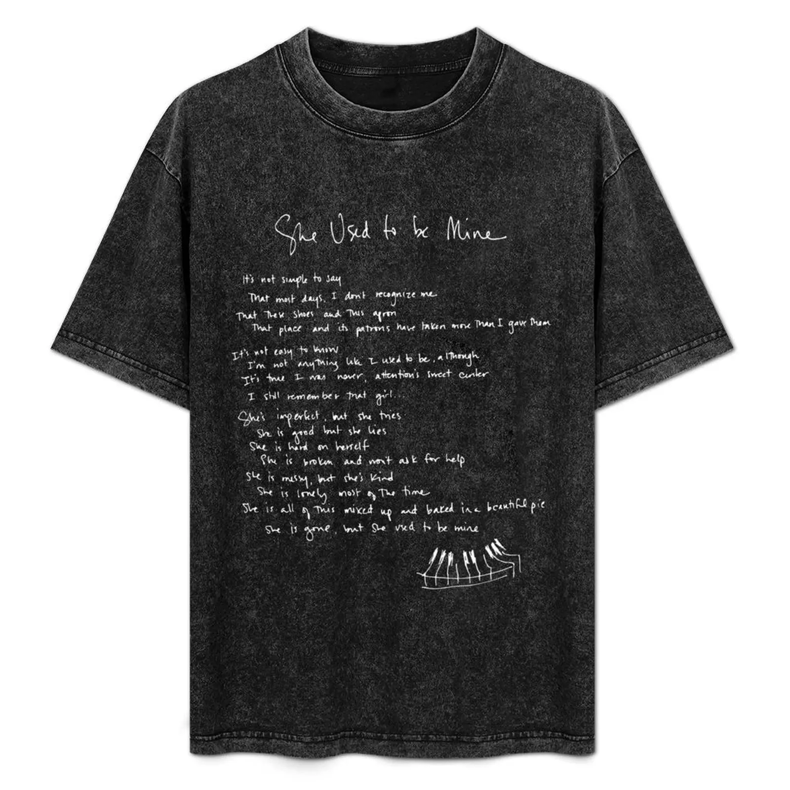 She Used To Be Mine - Sara Bareilles - Handwritten Lyrics- Waitress the Musical - Broadway, West End T-Shirt
She Used To Be Mine - Sara Bareilles - Handwritten Lyrics- Waitress the Musical - Broadway, West End T-Shirt