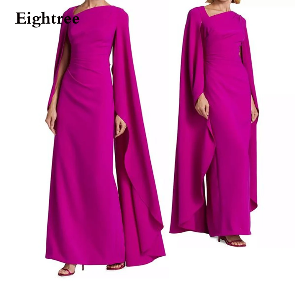 Eightree Modern Fuschia Satin Long Party Dresses For Women Full Sleeves Girl Birthday Gowns Satin Princess Casual Evening Dress
Eightree Modern Fuschia Satin Long Party Dresses For Women Full Sleeves Girl Birthday Gowns Satin Princess Casual Evening Dress