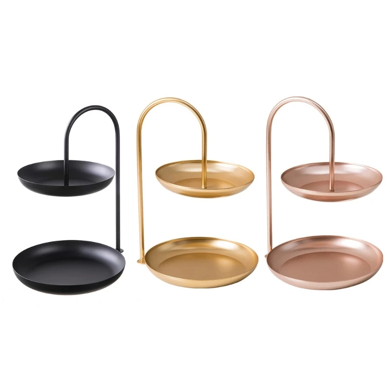 Metal Wire Fruit Basket Double Layer Countertops Stand Small Candy Holder Suitable for Storage and Display Nonslip Base X3UC
Metal Wire Fruit Basket Double Layer Countertops Stand Small Candy Holder Suitable for Storage and Display Nonslip Base X3UC