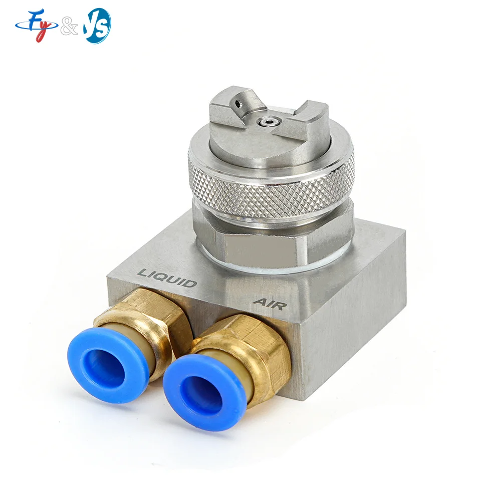 JAC Non Adjustable Air Atomizer Stainless Steel Air-water Mixing Nozzle Wide Angle Round Sector Pressure Spray Nozzle
JAC Non Adjustable Air Atomizer Stainless Steel Air-water Mixing Nozzle Wide Angle Round Sector Pressure Spray Nozzle