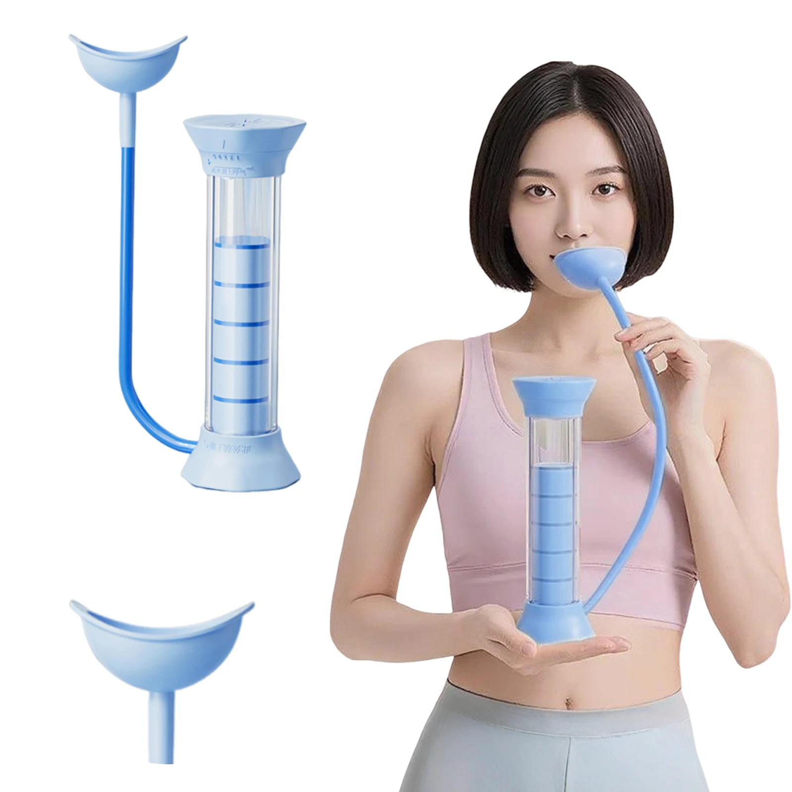Adjustable Diaphragm Breathing Dumbbell Trainer Exercise Device Lung Trainer for Men Women Adults Lung Capacity Training Device
Adjustable Diaphragm Breathing Dumbbell Trainer Exercise Device Lung Trainer for Men Women Adults Lung Capacity Training Device