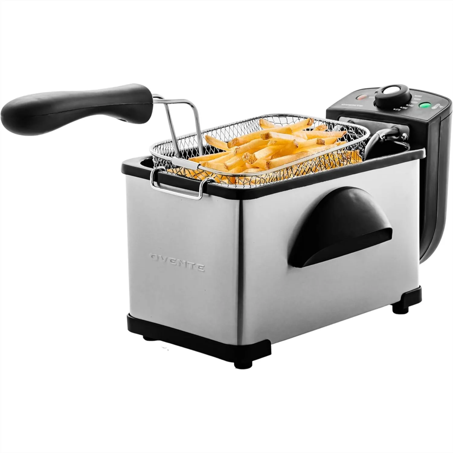 Electric Deep Fryer 2L Capacity, 1500W with Viewing Window & Odor Filter, Adjustable Temp, Removable Basket
Electric Deep Fryer 2L Capacity, 1500W with Viewing Window & Odor Filter, Adjustable Temp, Removable Basket