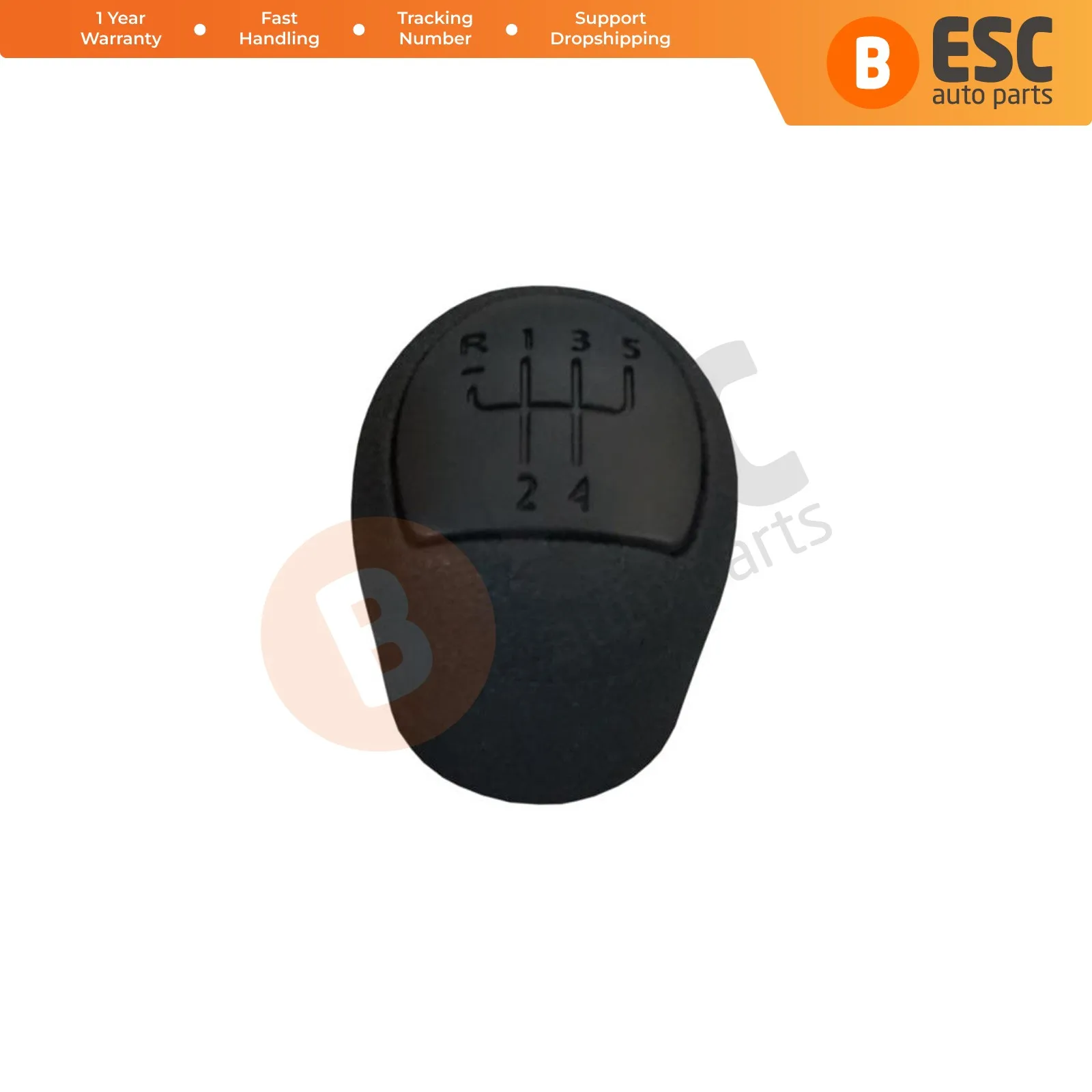 ESC Auto Parts ESP555 5-Speed Gear Shift Stick Knob 8200568122 Black For Renault Clio Kangoo Twingo Dacia Logan Made in Turkey
ESC Auto Parts ESP555 5-Speed Gear Shift Stick Knob 8200568122 Black For Renault Clio Kangoo Twingo Dacia Logan Made in Turkey