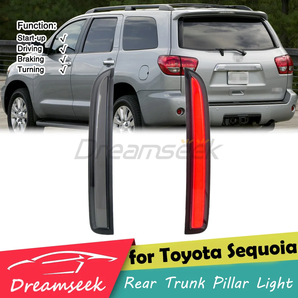Светодиодный задний фонарь на стойке багажника для Toyota Sequoia XK60 2007-2021, стоп-сигнал с динамическим последовательным указателем поворота, автоаксессуары
Светодиодный задний фонарь на стойке багажника для Toyota Sequoia XK60 2007-2021, стоп-сигнал с динамическим последовательным указателем поворота, автоаксессуары