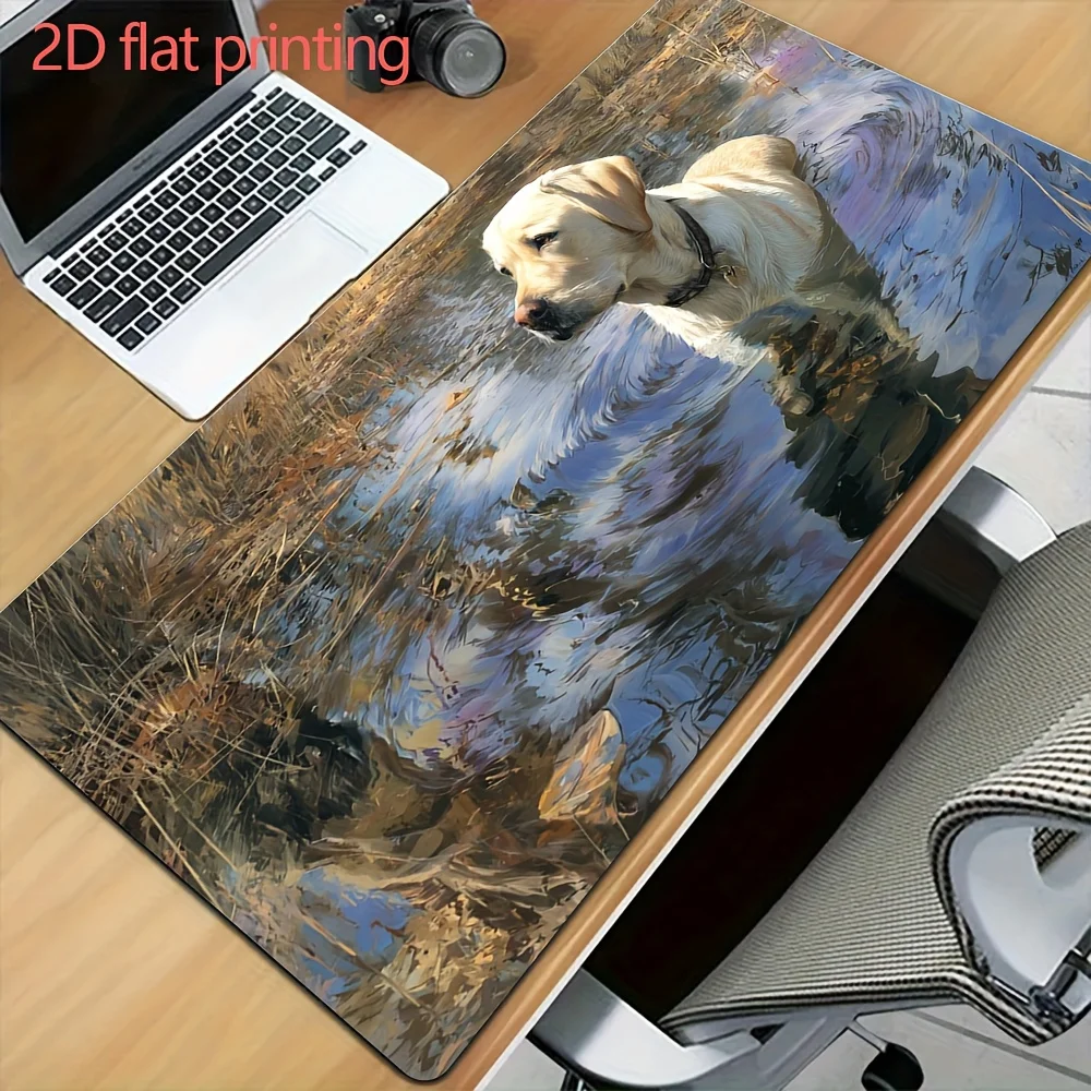 Labrador Retriever Nature Desk Mat, Wildlife Oil Painting Mouse Pad, Non-Slip Keyboard Pad for Office Gaming
Labrador Retriever Nature Desk Mat, Wildlife Oil Painting Mouse Pad, Non-Slip Keyboard Pad for Office Gaming