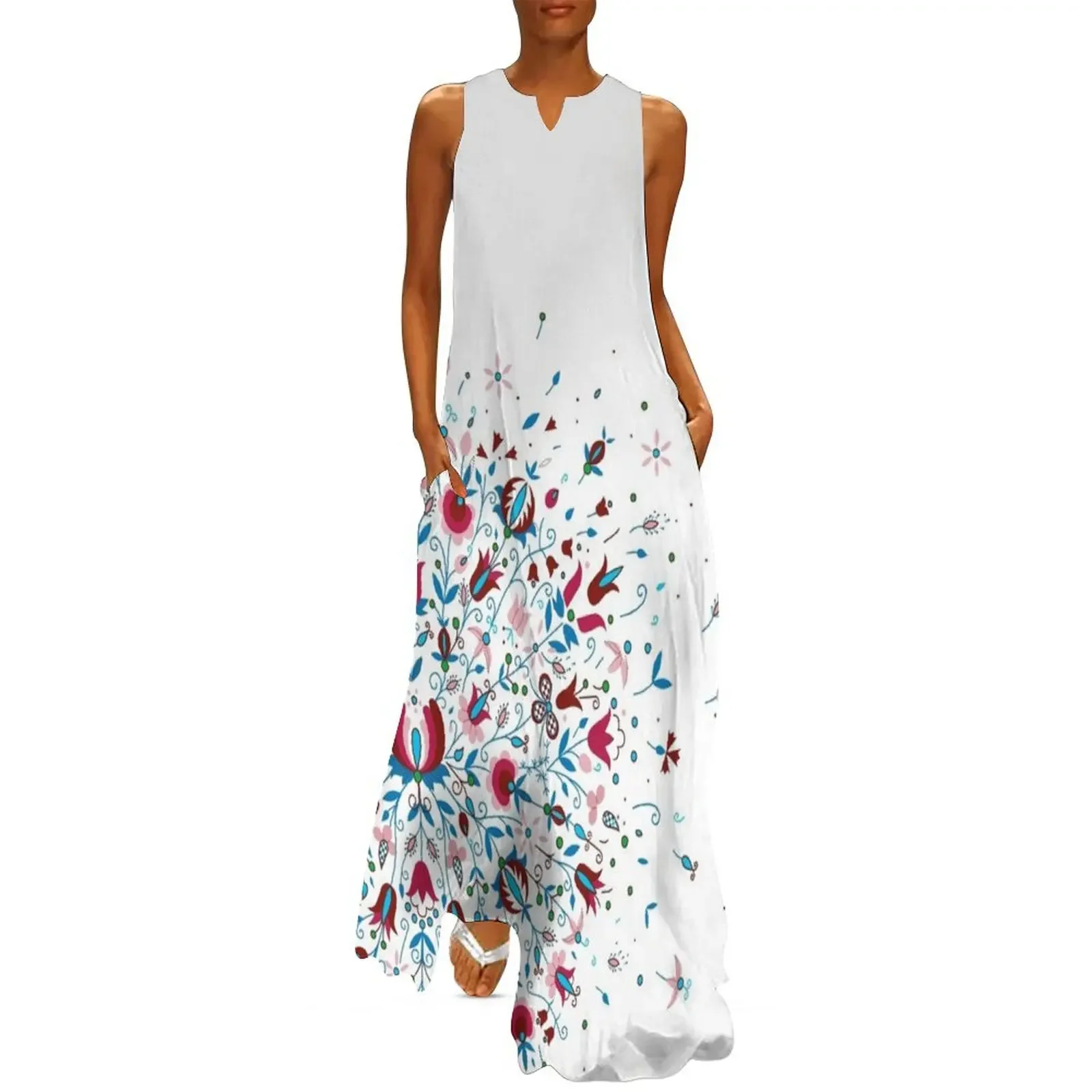Polish folk flowers pattern Long Dress loose summer dress women clothing 2025 new arrivals summer women's dress 2025
Polish folk flowers pattern Long Dress loose summer dress women clothing 2025 new arrivals summer women's dress 2025