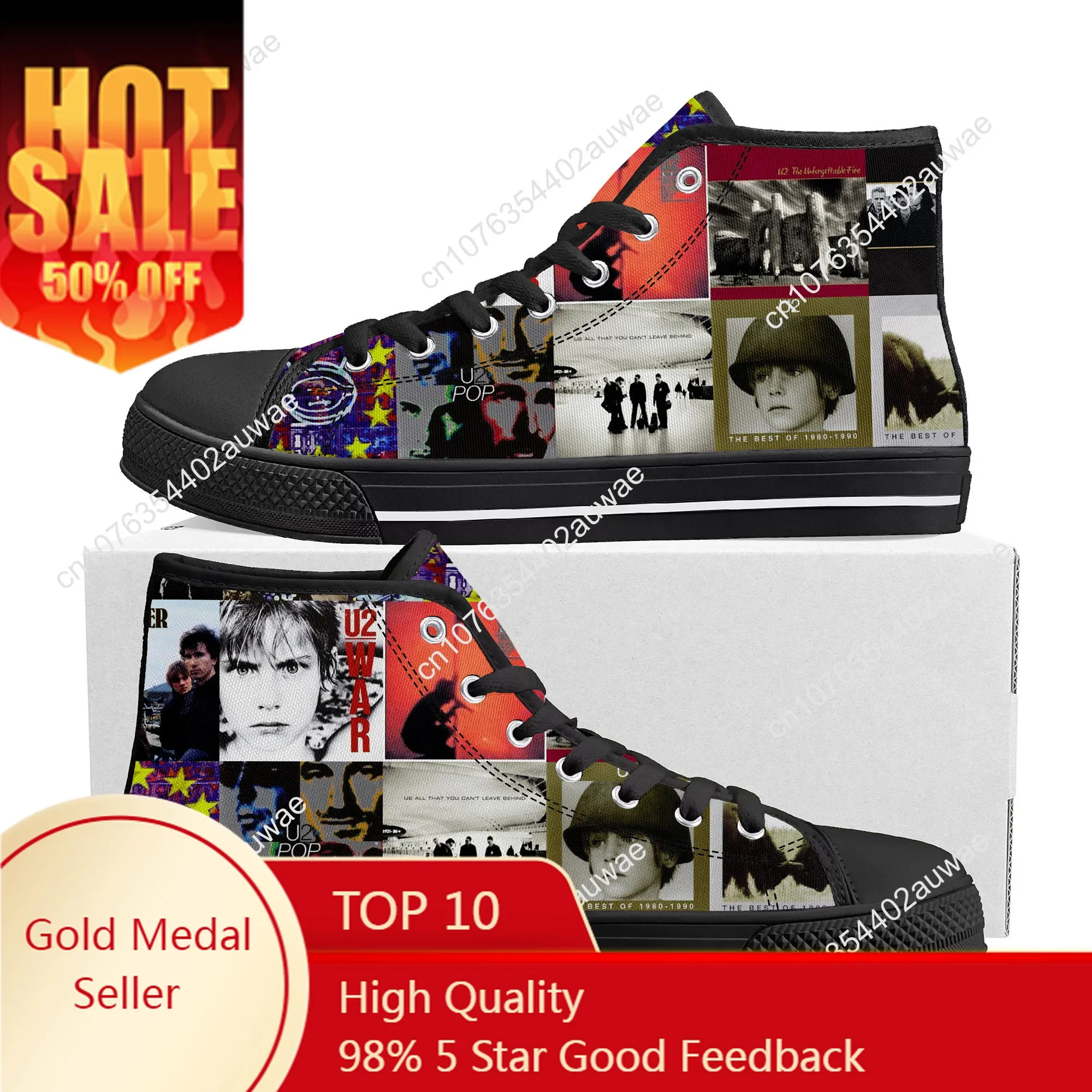 U2 High Top Shoes Men Women Teenager Canvas Walking Sneaker Rock Band Music Fans Sneakers Couple Footwear Custom Shoe Unisex
U2 High Top Shoes Men Women Teenager Canvas Walking Sneaker Rock Band Music Fans Sneakers Couple Footwear Custom Shoe Unisex