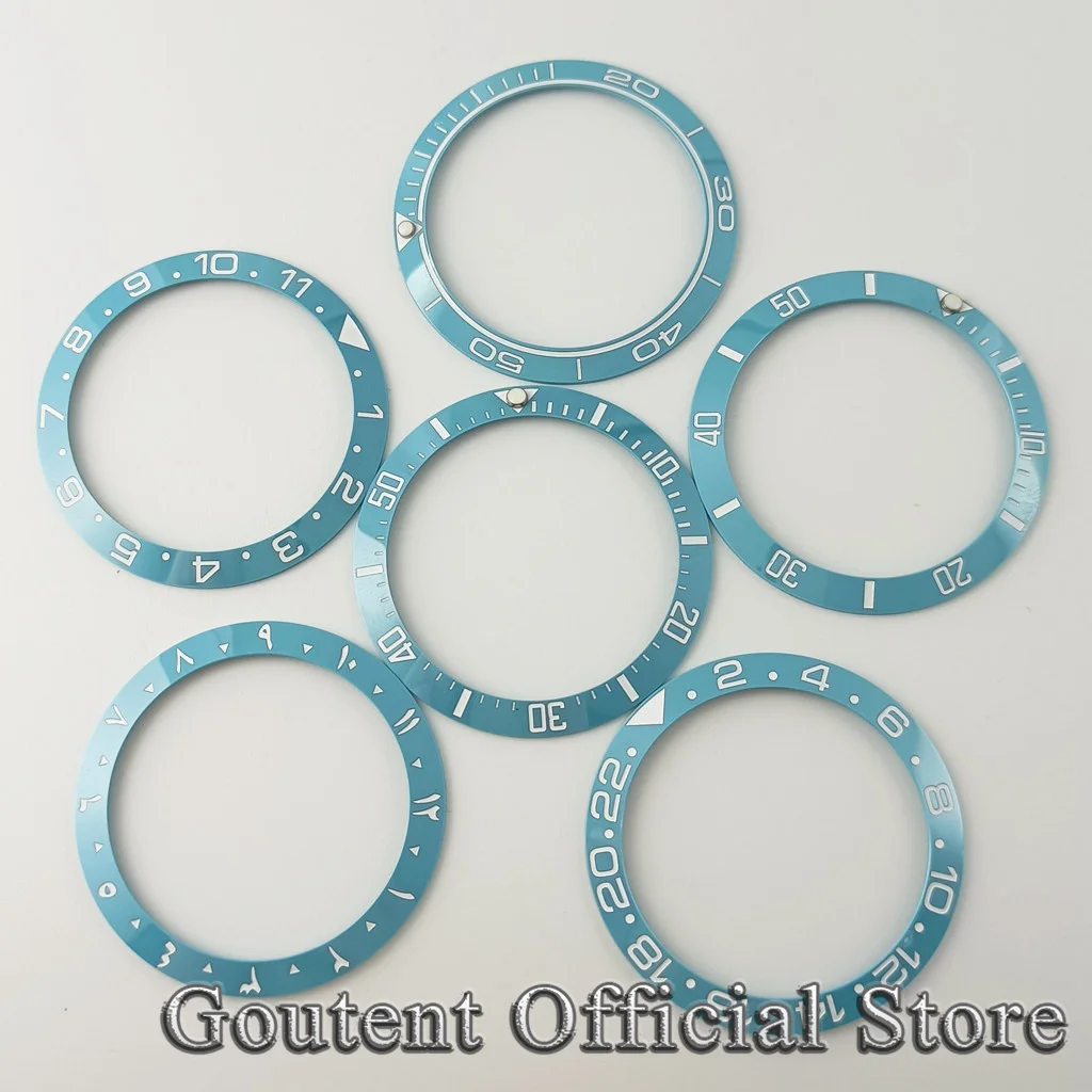 Goutent 38mm*30.5mm Blue Ceramic Bezel Slopping GMT Insert Fit 40mm Automatic Watch Case For Men Watch Ring Parts
Goutent 38mm*30.5mm Blue Ceramic Bezel Slopping GMT Insert Fit 40mm Automatic Watch Case For Men Watch Ring Parts