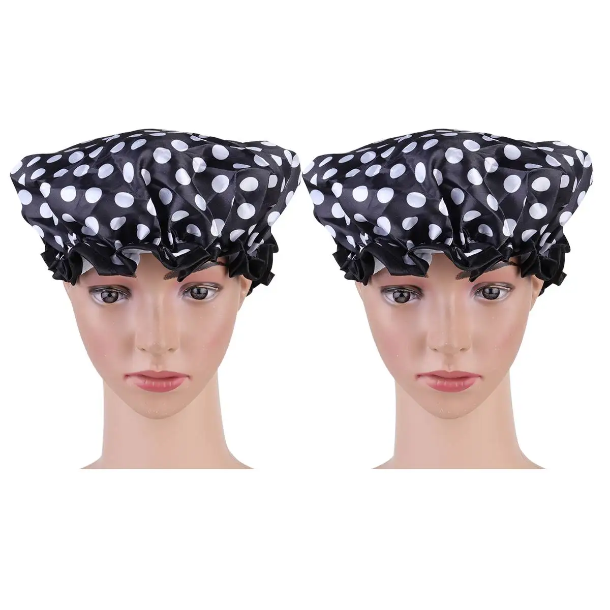 2Pcs EVA Shower Cap Waterproof Bathing Caps for Women Hair Protective Salon Use Deep Conditioning Bathroom Accessories
2Pcs EVA Shower Cap Waterproof Bathing Caps for Women Hair Protective Salon Use Deep Conditioning Bathroom Accessories