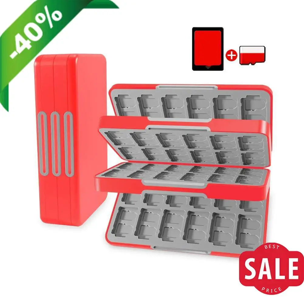 Game Case Holder for SWITCH 4 Cartridge Case with 72 Game Card Slots & 144 Card Slots Hard Shell Silicone Lining
Game Case Holder for SWITCH 4 Cartridge Case with 72 Game Card Slots & 144 Card Slots Hard Shell Silicone Lining