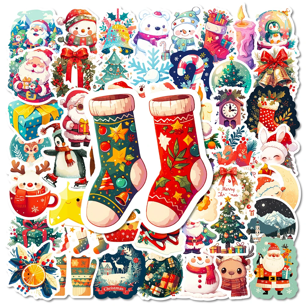 10/30/50/100pcs Vintage Christmas Stickers Santa Claus Cartoon Decals Waterproof Graffiti Scrapbook Laptop Luggage
10/30/50/100pcs Vintage Christmas Stickers Santa Claus Cartoon Decals Waterproof Graffiti Scrapbook Laptop Luggage