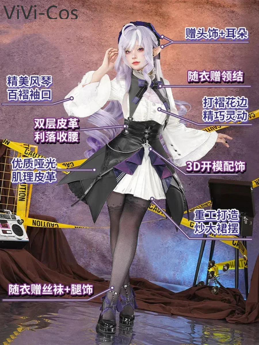 ViVi-Cos Zenless Zone Zero Vivian Game Suit Sweet Lovely Uniform Cosplay Costume Halloween Party Role Play Outfit Women
ViVi-Cos Zenless Zone Zero Vivian Game Suit Sweet Lovely Uniform Cosplay Costume Halloween Party Role Play Outfit Women