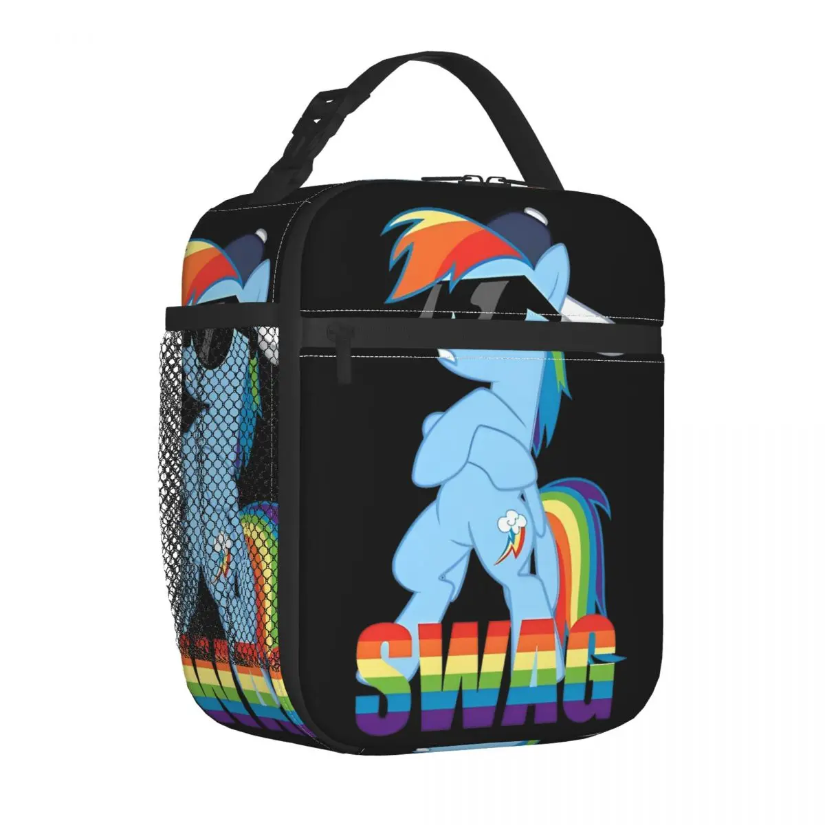 Rainbow Dash SWAG Insulated Lunch Bags Cooler Bag Lunch Container Ponies friendship is magic Portable Tote Lunch Box Food Bag
Rainbow Dash SWAG Insulated Lunch Bags Cooler Bag Lunch Container Ponies friendship is magic Portable Tote Lunch Box Food Bag