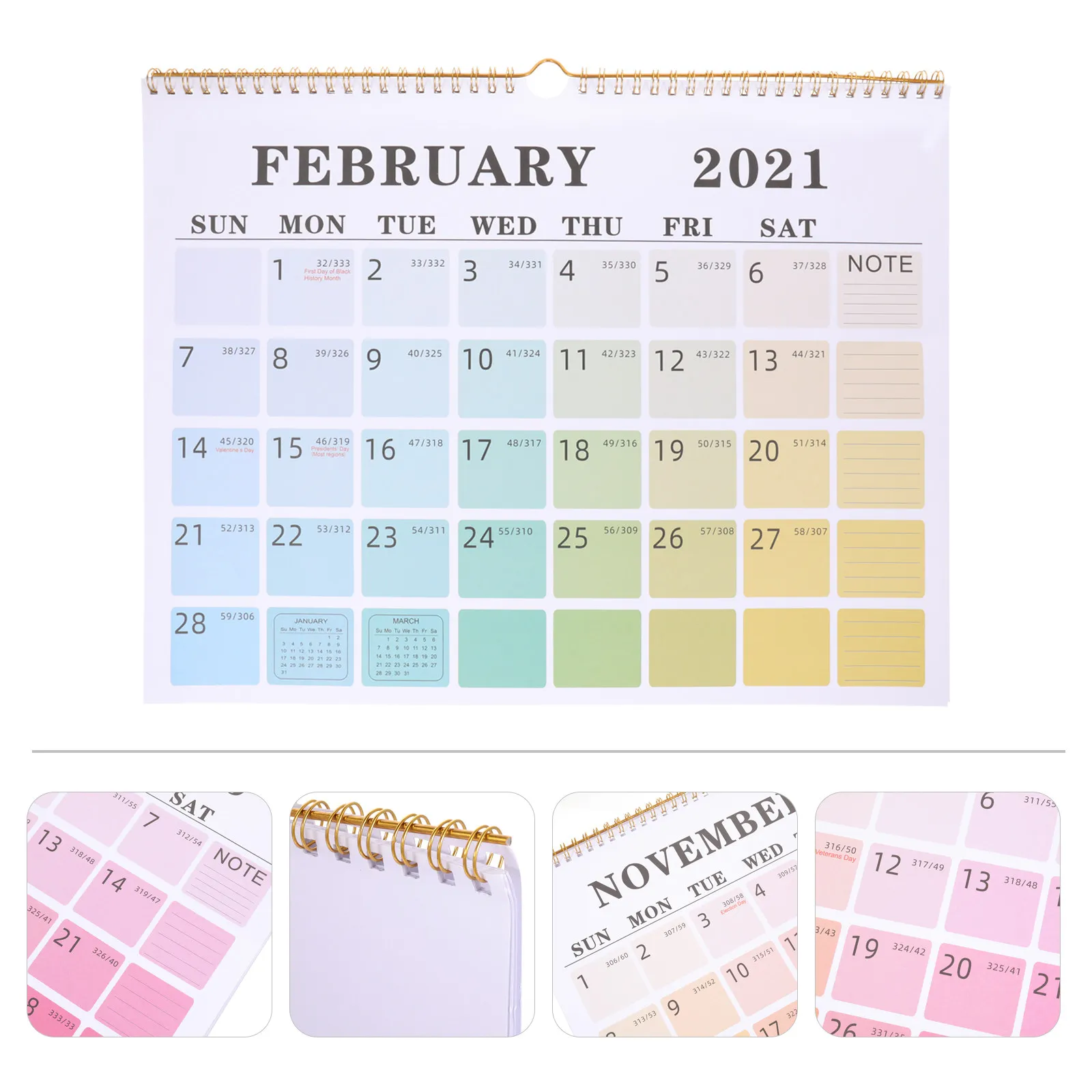 1Pcs Hanging Wall Calendar 2021 English Edition Paper Calendar with Smooth Feel Hook Suspension Ideal for Home Office Study
1Pcs Hanging Wall Calendar 2021 English Edition Paper Calendar with Smooth Feel Hook Suspension Ideal for Home Office Study