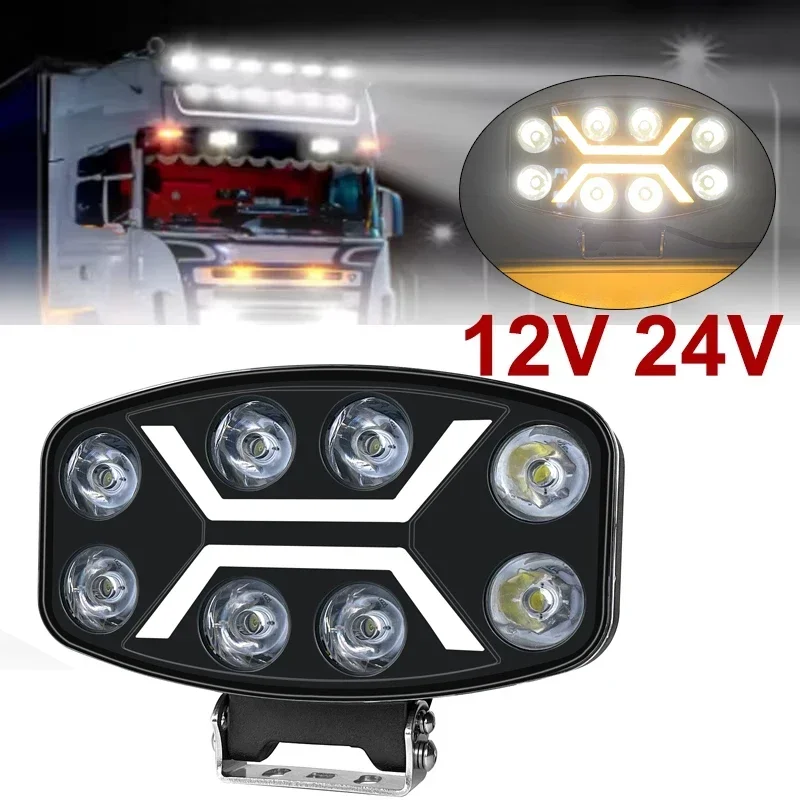 10-Inch Truck Driving Light 12V/24V LED Spotlight White/Amber Auxiliary Light Truck Fog Driving Lights 10 " inch
10-Inch Truck Driving Light 12V/24V LED Spotlight White/Amber Auxiliary Light Truck Fog Driving Lights 10 " inch