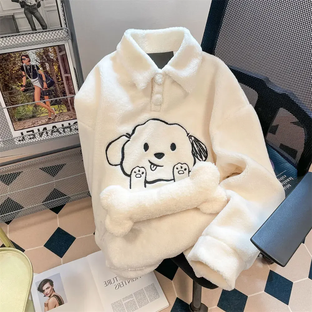 2024 new autumn and winter milk sticky style cute dog hoodie for women's autumn and winter new warm and thick outerwear
2024 new autumn and winter milk sticky style cute dog hoodie for women's autumn and winter new warm and thick outerwear
