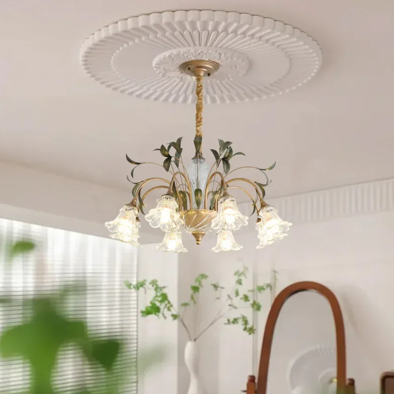 SANDYHA Stylish Modern Minimalist Flower Chandelier Wrought Iron Lighting Fixture Perfect for Bedroom Dining Room Home Decor
SANDYHA Stylish Modern Minimalist Flower Chandelier Wrought Iron Lighting Fixture Perfect for Bedroom Dining Room Home Decor