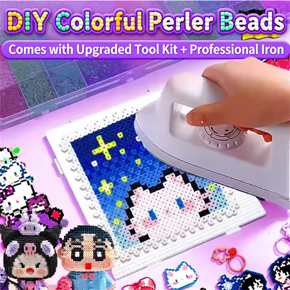 MEIAN 24/48/72colors set box 2.6mm EVA Mini Beads kit Gift Black/White about 14000pcs Hama Beads Fuse Beads Diy Puzzles Beads
MEIAN 24/48/72colors set box 2.6mm EVA Mini Beads kit Gift Black/White about 14000pcs Hama Beads Fuse Beads Diy Puzzles Beads