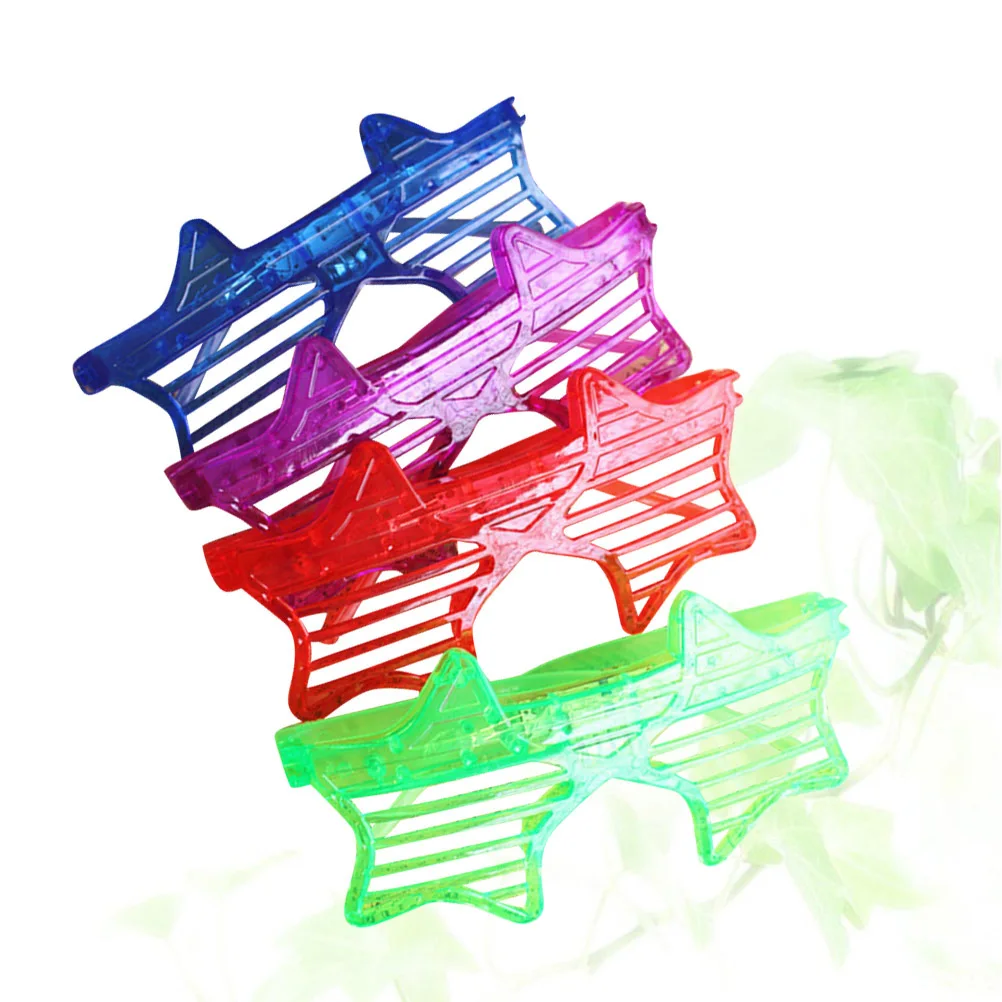 12Pcs Star Shape Flashing LED Blinds Glasses Glowing Glow in Dark Party Glasses Christmas Halloween Outdoor Concert
12Pcs Star Shape Flashing LED Blinds Glasses Glowing Glow in Dark Party Glasses Christmas Halloween Outdoor Concert