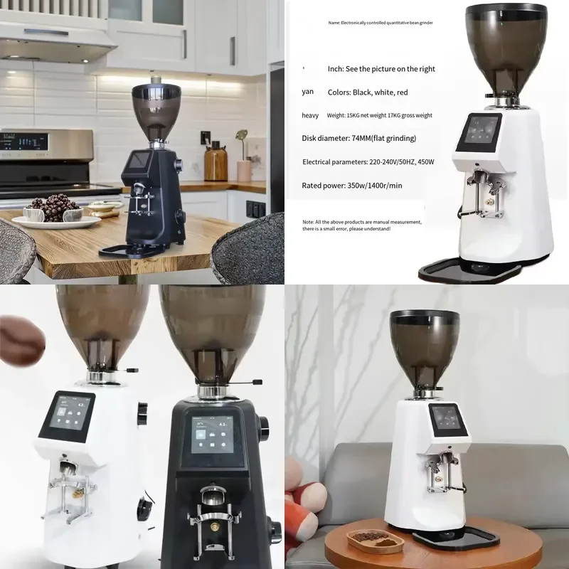【CHIMU HOME】74mm Flat Burr Commercial Coffee Grinder Automatic Electric Bean Milling Machine With LCD Display
【CHIMU HOME】74mm Flat Burr Commercial Coffee Grinder Automatic Electric Bean Milling Machine With LCD Display
