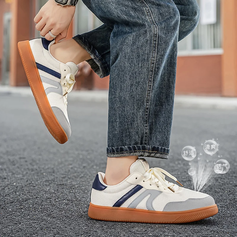 New Retro Unisex German Training Shoes, Mesh Casual Classic Sneakers, Breathable, Non-Slip, Wear-Resistant, Soft
New Retro Unisex German Training Shoes, Mesh Casual Classic Sneakers, Breathable, Non-Slip, Wear-Resistant, Soft