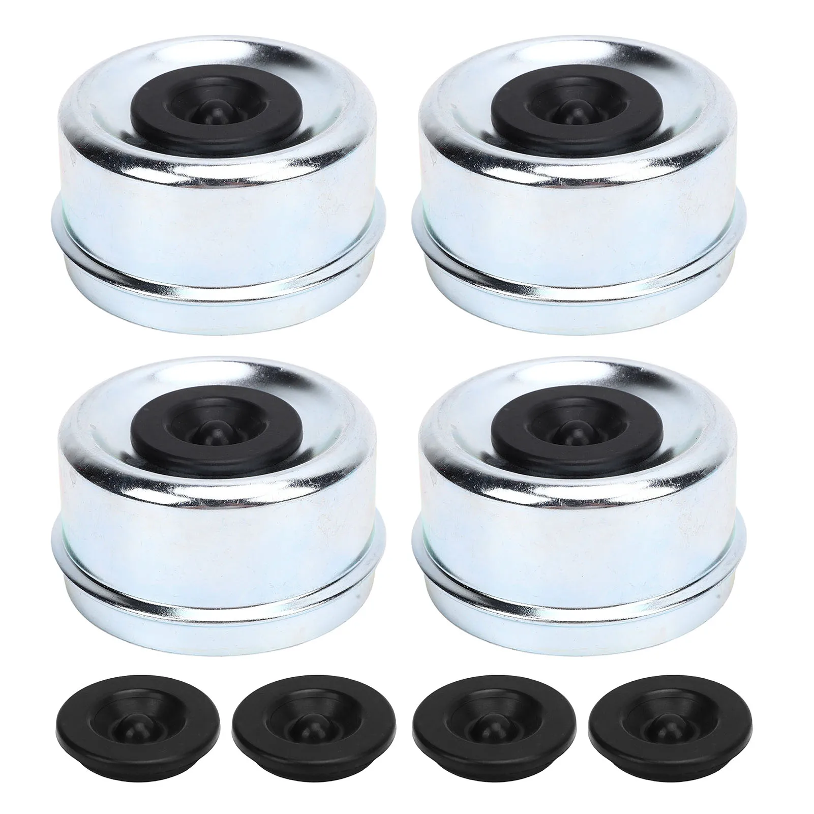 Trailer Axle Bearing Dust High Toughness 2.72 Inch Trailer Hub Robust Enduring with 4 Rubber Plugs for 7000-8000 Lb Hub
Trailer Axle Bearing Dust High Toughness 2.72 Inch Trailer Hub Robust Enduring with 4 Rubber Plugs for 7000-8000 Lb Hub