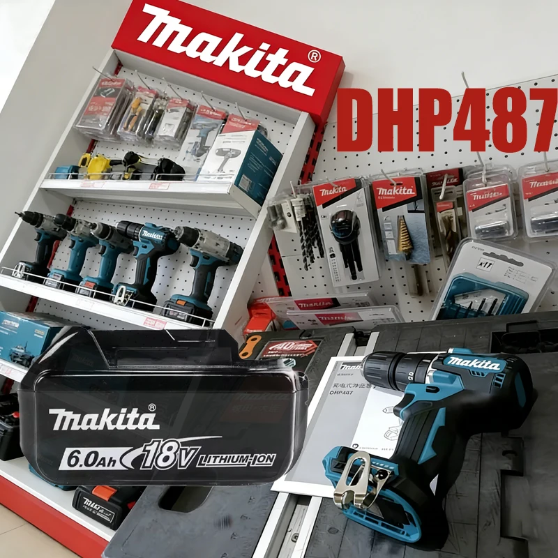 BL1850 makita 18v 6ah original battery bl1830 bl1860 tool Makita Brushless impact screwdriver Drill DHP487 40N.m Electric
BL1850 makita 18v 6ah original battery bl1830 bl1860 tool Makita Brushless impact screwdriver Drill DHP487 40N.m Electric