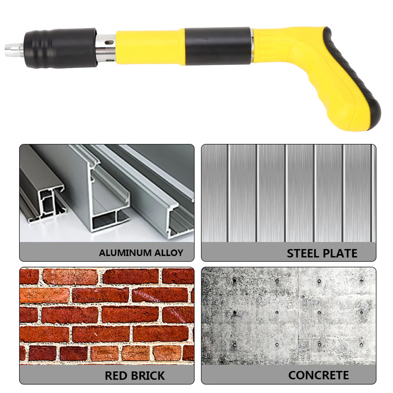 Manual Nailer Tool Mini Nail Gun 3 Fastening Tool Anti Slip Ergonomic Manual Nailer Tool for Concrete Ceiling Pipe
Manual Nailer Tool Mini Nail Gun 3 Fastening Tool Anti Slip Ergonomic Manual Nailer Tool for Concrete Ceiling Pipe