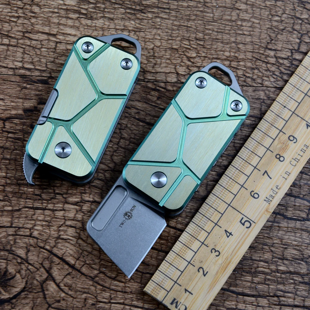TWOSUN TS478 Мини Карманный Нож M390 Лезвие Керамический Шарикоподшипник Шайба Зеленая Титановая Ручка EDC Открытый Кемпинг
TWOSUN TS478 Мини Карманный Нож M390 Лезвие Керамический Шарикоподшипник Шайба Зеленая Титановая Ручка EDC Открытый Кемпинг