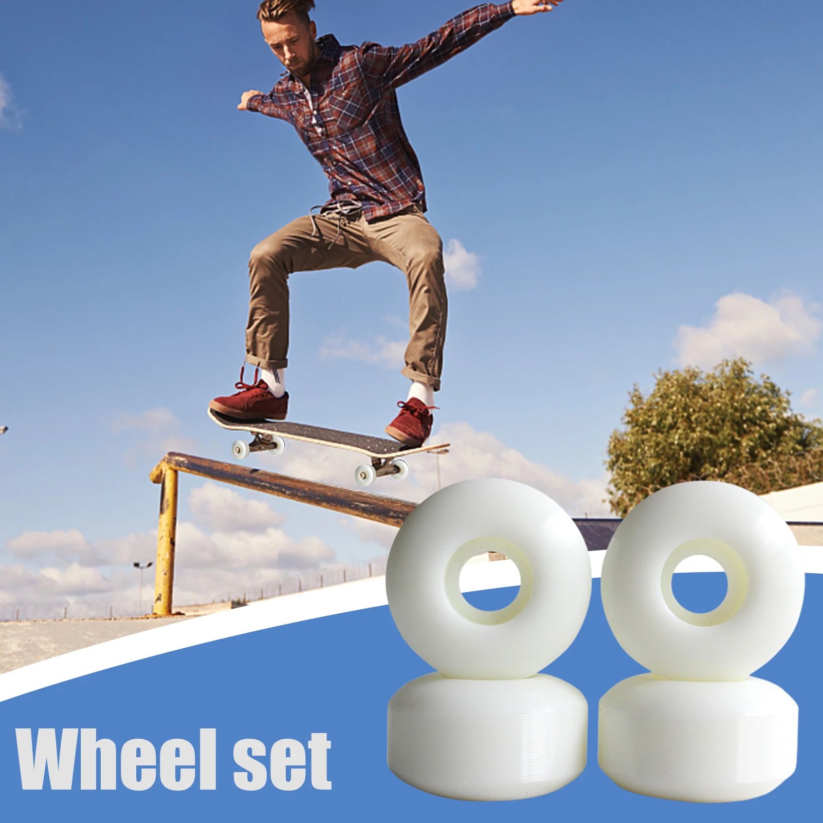 4PCS Skateboard Wheels Smooth Riding High Performance Skateboard Wheel Longboard Wheels Drift Wheels Replacements For Street Par
4PCS Skateboard Wheels Smooth Riding High Performance Skateboard Wheel Longboard Wheels Drift Wheels Replacements For Street Par