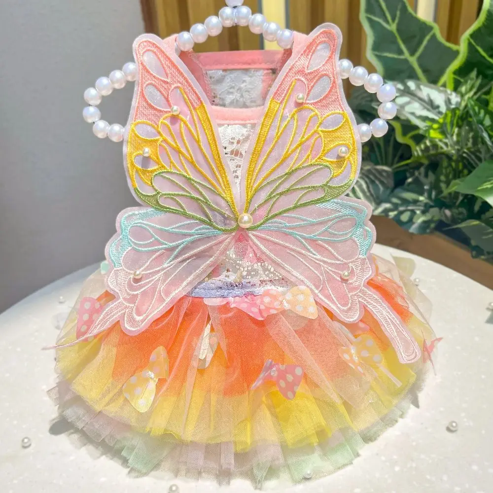 Doggy Clothing Fluffy Pet Princess Dress Soft Creative Dog Wedding Skirts Cute Tulle Skirt Dog Rainbow Butterfly Dress Summer
Doggy Clothing Fluffy Pet Princess Dress Soft Creative Dog Wedding Skirts Cute Tulle Skirt Dog Rainbow Butterfly Dress Summer