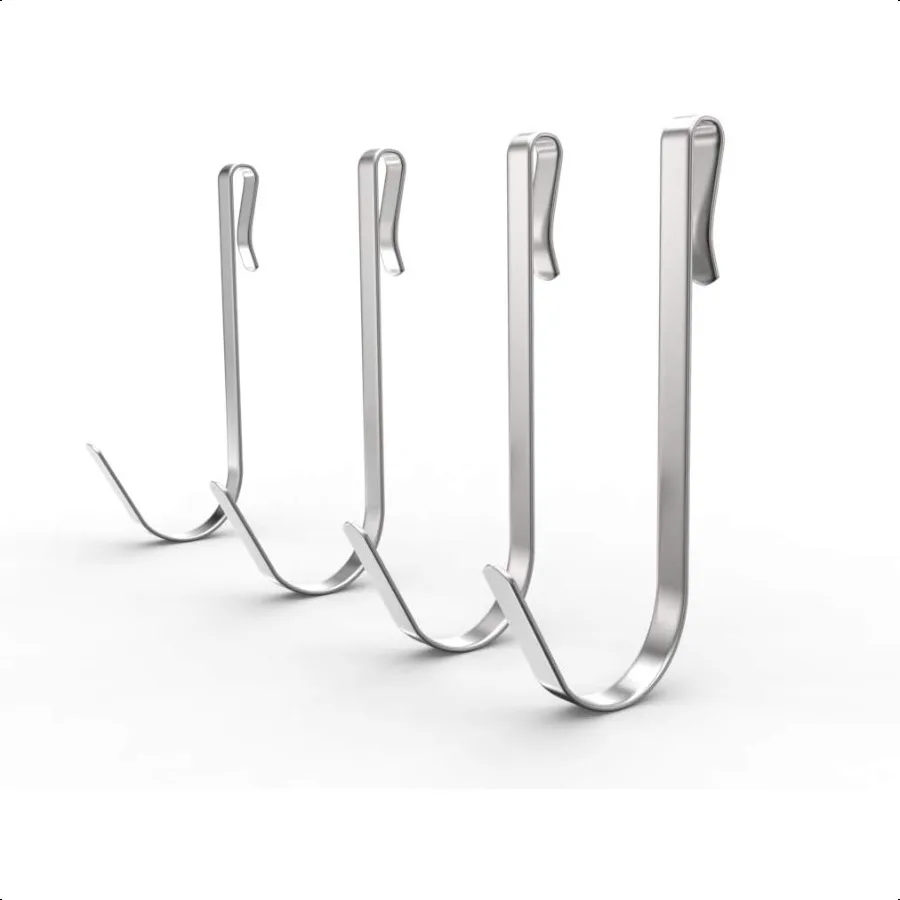 Stainless Steel Heavy Duty S Hooks for Hanging onto Shower Caddy Bathroom Organizers Shampoo Holders Rustproof SUS 304 Steel fo
Stainless Steel Heavy Duty S Hooks for Hanging onto Shower Caddy Bathroom Organizers Shampoo Holders Rustproof SUS 304 Steel fo