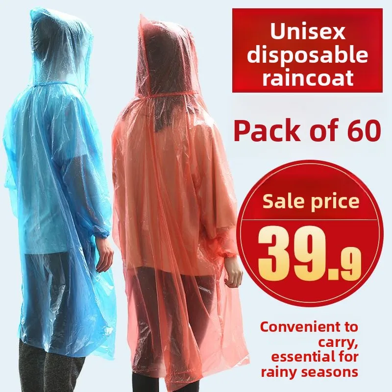 Portable Disposable Raincoat Long Thick Outdoor Adult Men Women Single Person Overalls Raincoat Transparent Home Daily Use
Portable Disposable Raincoat Long Thick Outdoor Adult Men Women Single Person Overalls Raincoat Transparent Home Daily Use