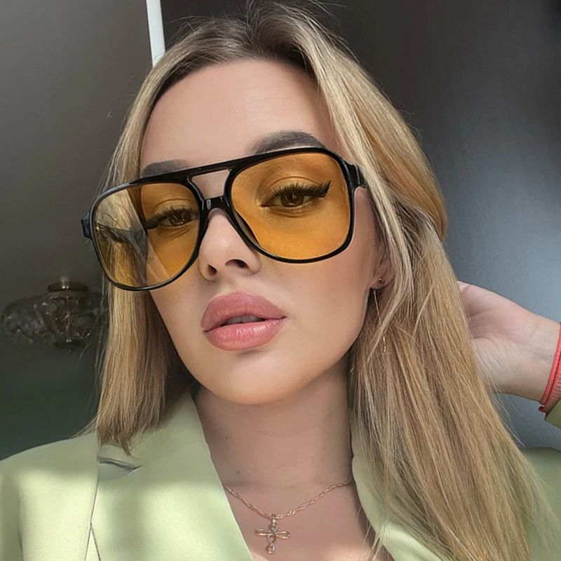 OVOYAN Oversized Oval Sunglasses Women 2022 Brand Designer Eyeglasses for Women/Men Vintage Glasses Women Luxury Oculos De Sol
OVOYAN Oversized Oval Sunglasses Women 2022 Brand Designer Eyeglasses for Women/Men Vintage Glasses Women Luxury Oculos De Sol