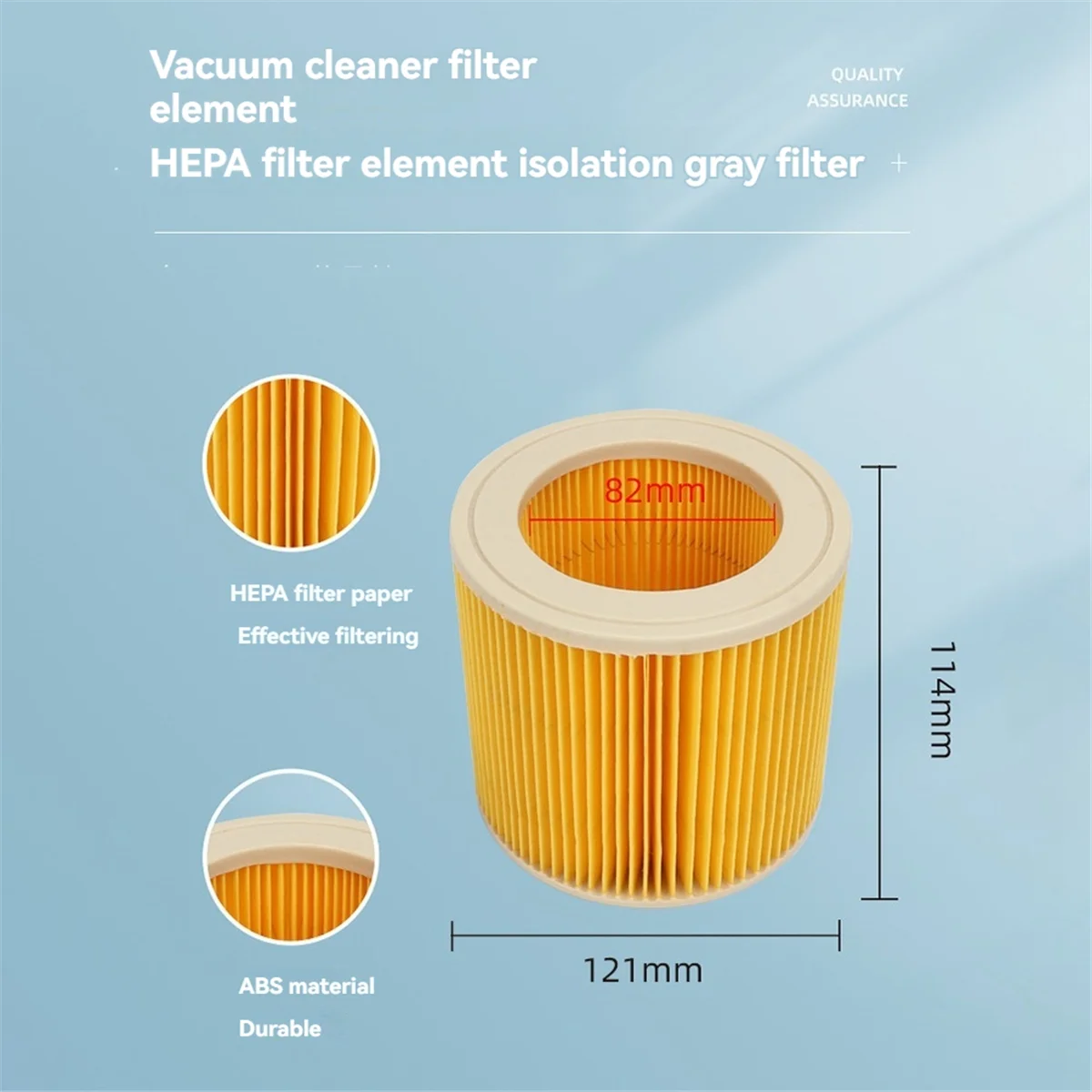 YDSC 6pcs Filter and 6pcs Vacuum Cleaner Lock for Karcher A2004/A2054/A2204/A2656 Vacuum Cleaner Accessories
YDSC 6pcs Filter and 6pcs Vacuum Cleaner Lock for Karcher A2004/A2054/A2204/A2656 Vacuum Cleaner Accessories
