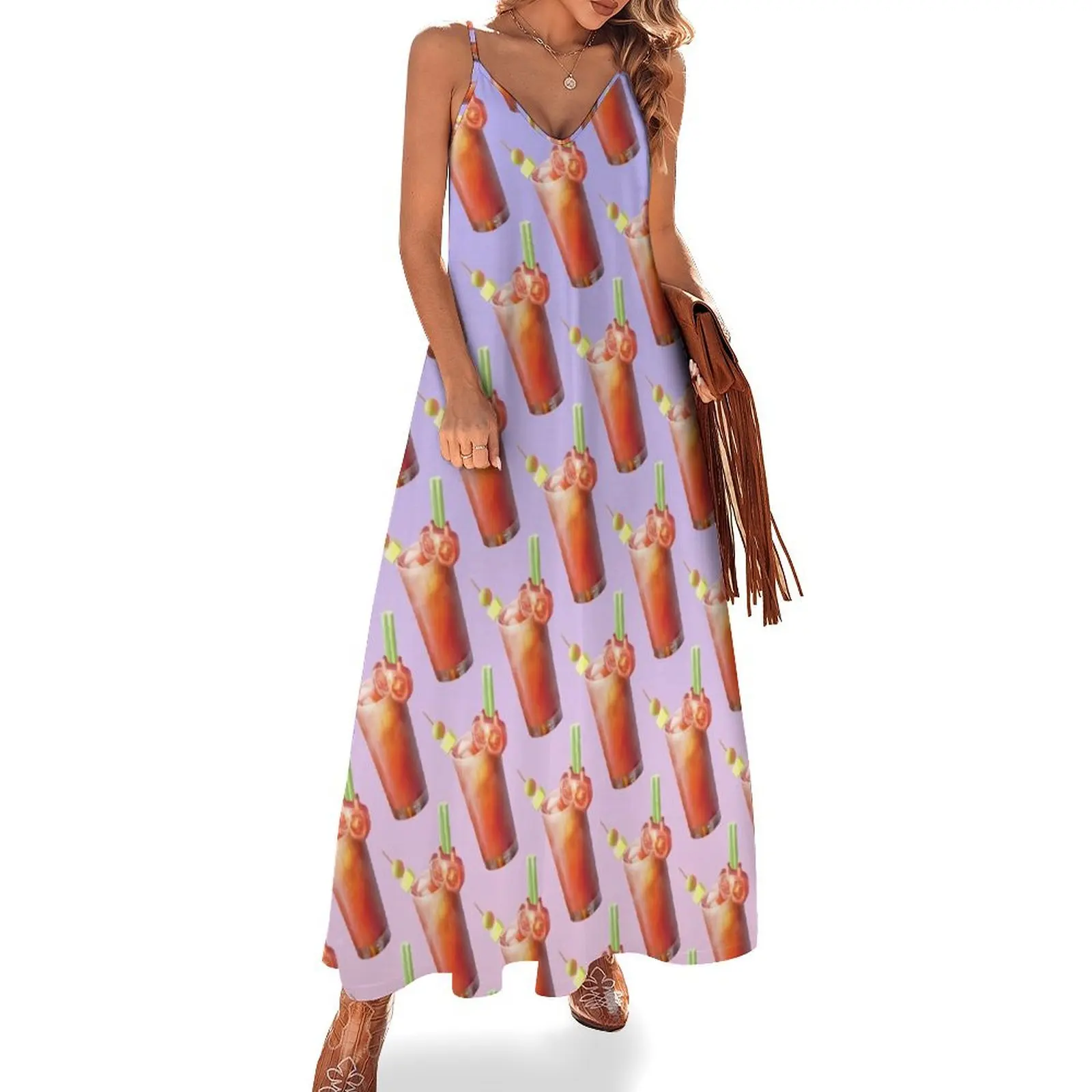 Creative Bloody Mary Cocktail Sleeveless Long Dress dresses for special events luxury woman party dress Dress
Creative Bloody Mary Cocktail Sleeveless Long Dress dresses for special events luxury woman party dress Dress