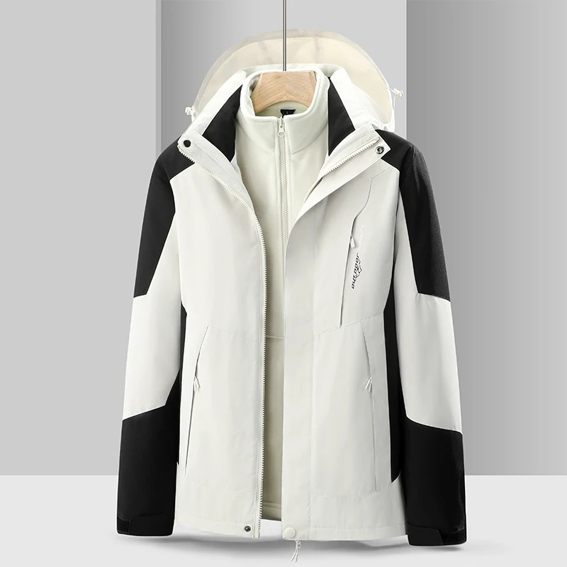 Winter 3-in-1 Jacket Removable Windproof Waterproof Warm Thick Ski Work Clothes Hiking Camping Skiing Warm Coat Fleece Set
Winter 3-in-1 Jacket Removable Windproof Waterproof Warm Thick Ski Work Clothes Hiking Camping Skiing Warm Coat Fleece Set