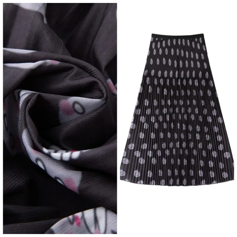 Miyake Pleated Printed Skirt Plisse 2026 Elegant Commuter Casual Black Fold Jupe Women Summer High Waist Pleats Mid-Length Skirt
Miyake Pleated Printed Skirt Plisse 2026 Elegant Commuter Casual Black Fold Jupe Women Summer High Waist Pleats Mid-Length Skirt