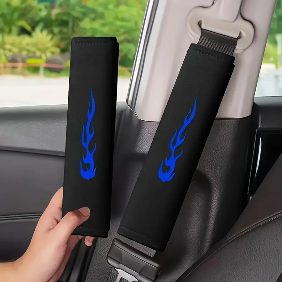 x2 Flame Embroidered Seat Belt Shoulder Cover Soft Breathable Adjustable Universal Car Interior Protective Pad Driving Accessory
x2 Flame Embroidered Seat Belt Shoulder Cover Soft Breathable Adjustable Universal Car Interior Protective Pad Driving Accessory
