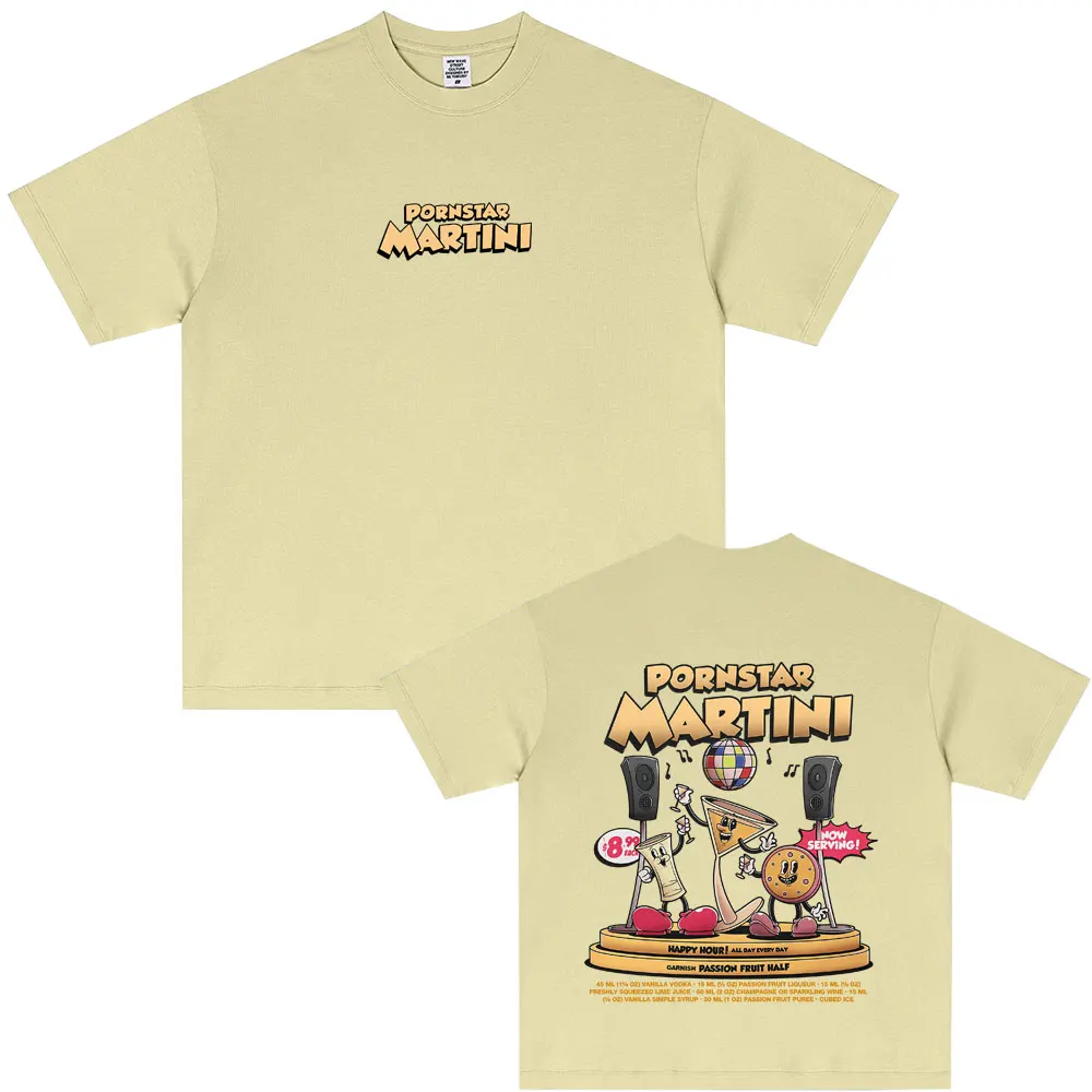 Pornstar Martini Cocktail Cartoon Funny Meme T Shirts Men Women Casual Oversized Crewneck T-shirts Men's Cotton Vintage T-shirt
Pornstar Martini Cocktail Cartoon Funny Meme T Shirts Men Women Casual Oversized Crewneck T-shirts Men's Cotton Vintage T-shirt