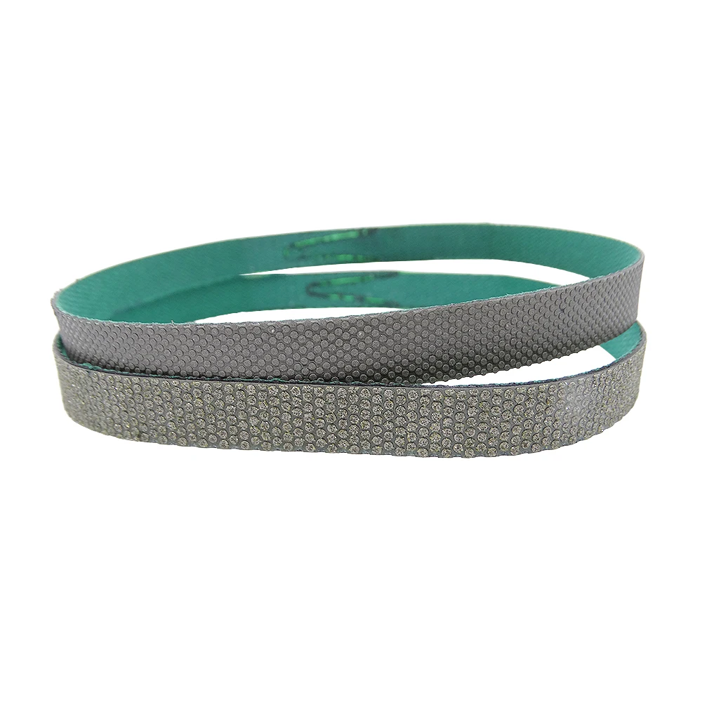 330x10mm Electroplated Abrasive Sanding Belt Diamond Grinding Belt For Jade Ceramic Polishing Sand Belt
330x10mm Electroplated Abrasive Sanding Belt Diamond Grinding Belt For Jade Ceramic Polishing Sand Belt