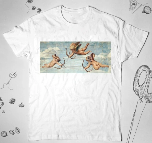 Angel Shirt Vintage Art Graphic Shirt Aesthetics Love Art Unisex Printed T-Shirt Summer Casual Y2K Top Harajuku Women's Clothing
Angel Shirt Vintage Art Graphic Shirt Aesthetics Love Art Unisex Printed T-Shirt Summer Casual Y2K Top Harajuku Women's Clothing