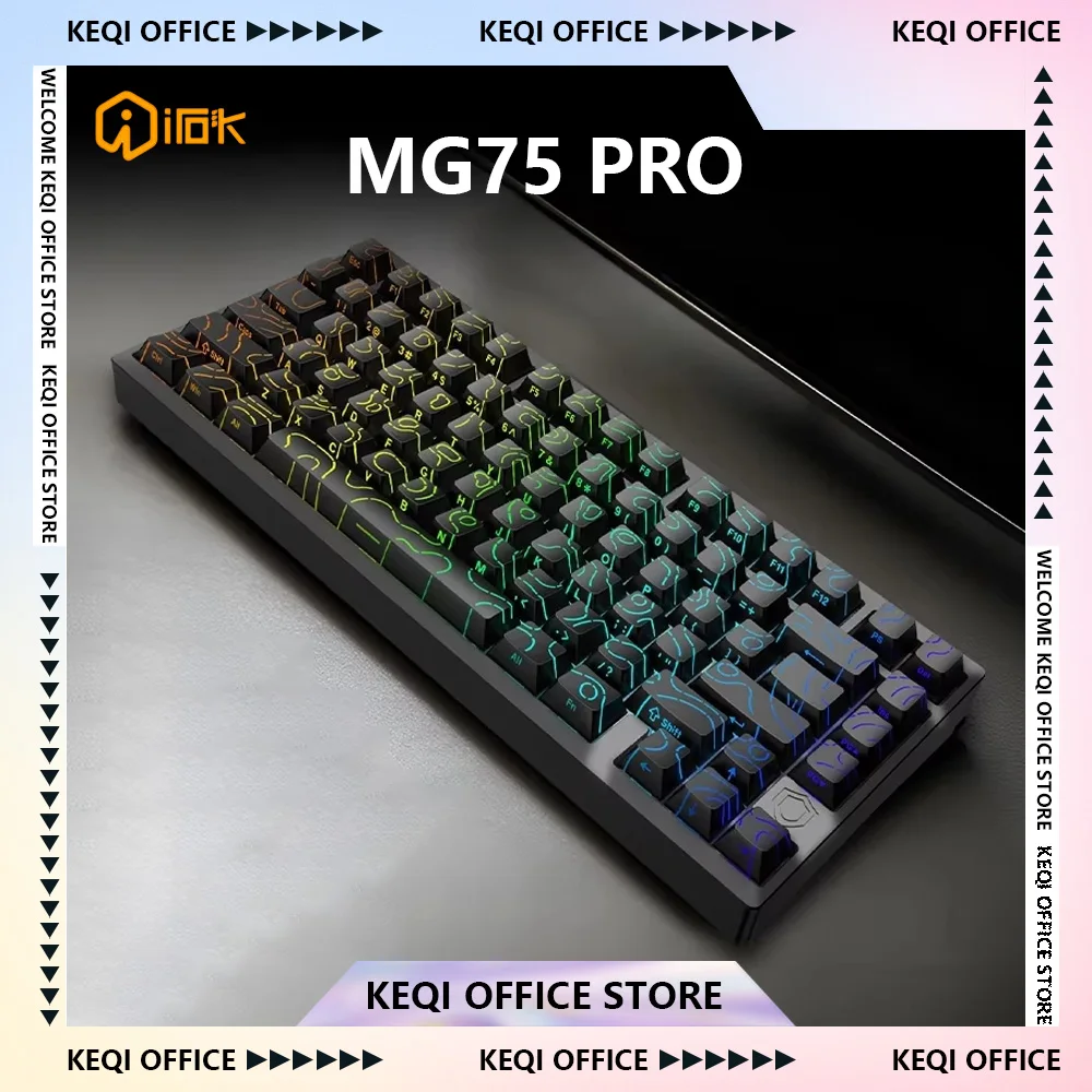 IROK MG75 PRO Mechanical Keyboard Magnetic Switch Aluminum RGB Hot Swap RT0.005 Quick Dismantling Structure Customized Pc Gifts
IROK MG75 PRO Mechanical Keyboard Magnetic Switch Aluminum RGB Hot Swap RT0.005 Quick Dismantling Structure Customized Pc Gifts