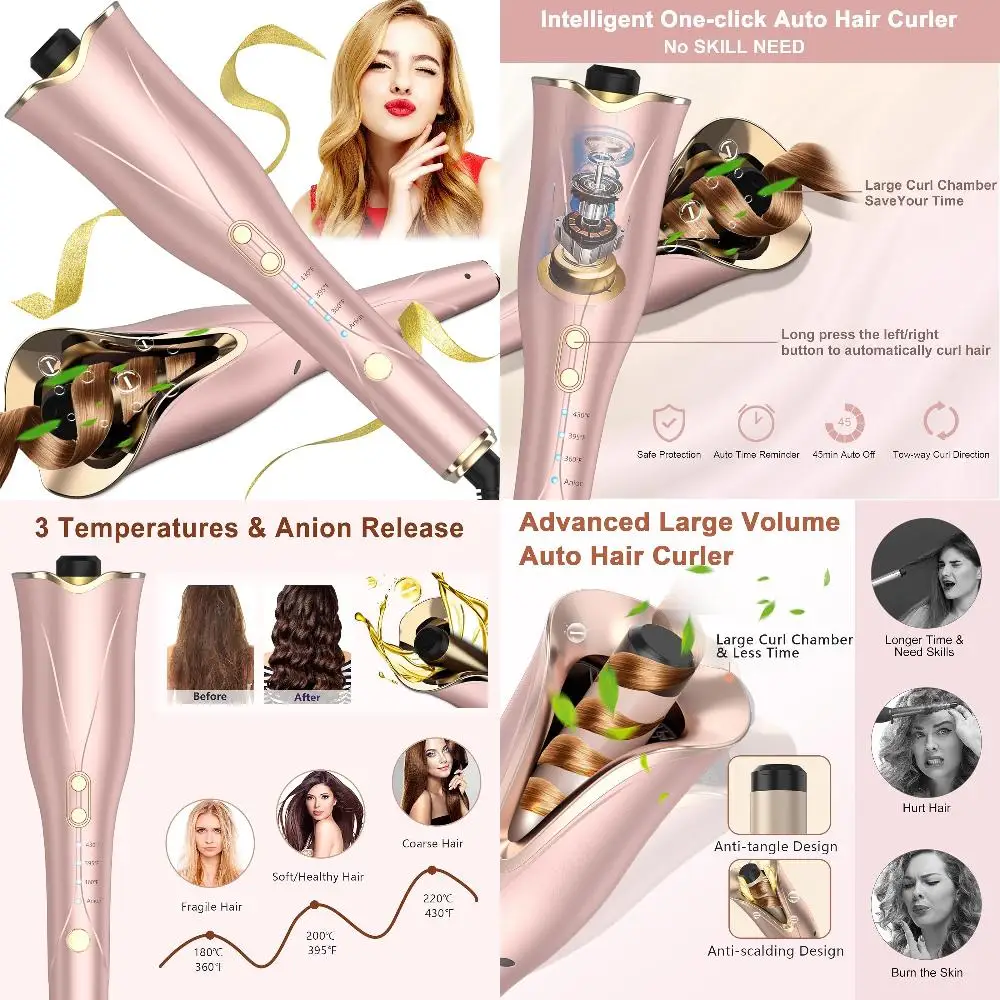 Upgrade your hair game with this high-quality, advanced technology styling tool for long-lasting, stunning results. Achieve a gl
Upgrade your hair game with this high-quality, advanced technology styling tool for long-lasting, stunning results. Achieve a gl