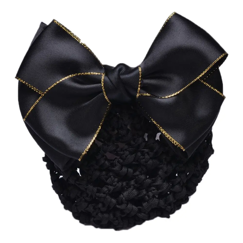 Women Bank Bownot Ladies Headwear Professional Hair Clip Bow Hair Net Snood Hairgrips 
Women Bank Bownot Ladies Headwear Professional Hair Clip Bow Hair Net Snood Hairgrips