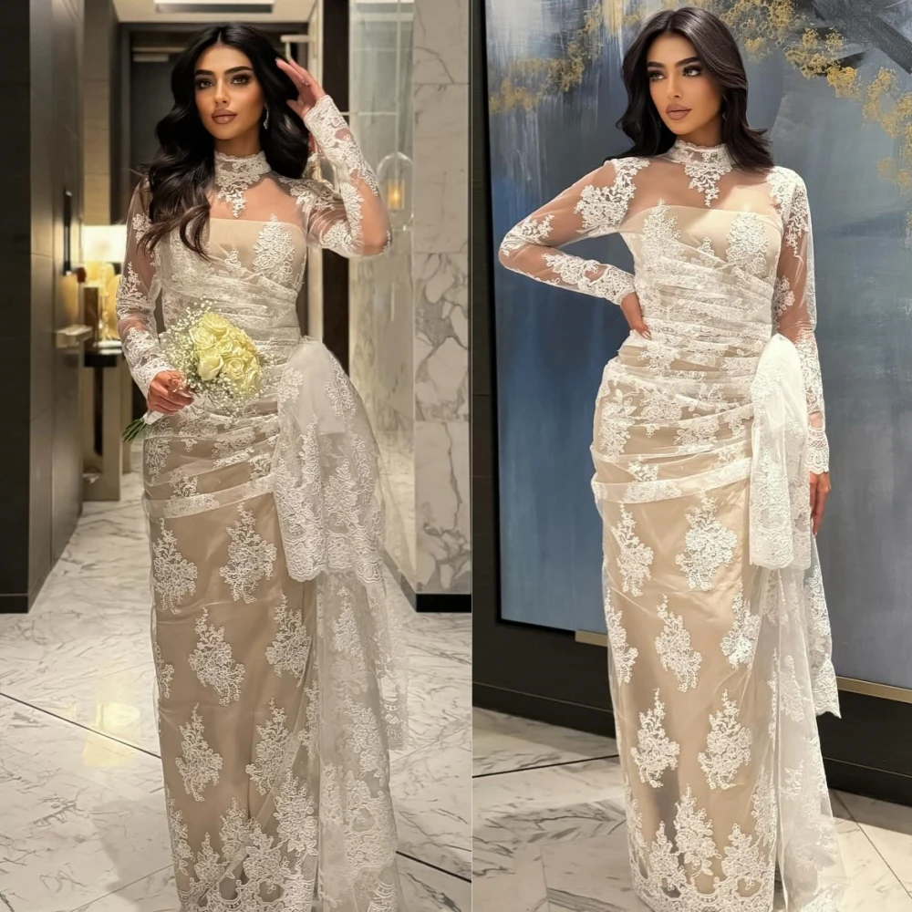 Customized Saudi Arabia Jiayigong Exquisite Elegant High Collar A-line Evening es Lace Anke Length Custom
Customized Saudi Arabia Jiayigong Exquisite Elegant High Collar A-line Evening es Lace Anke Length Custom