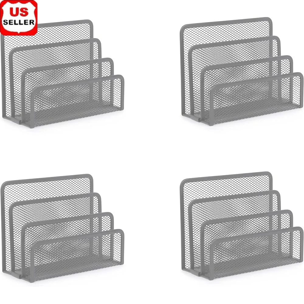 3 Slot Mesh Letter and Document Sorter Holder Desk Organizer Stainless Steel Office School Home Use Clutter-Free Solution
3 Slot Mesh Letter and Document Sorter Holder Desk Organizer Stainless Steel Office School Home Use Clutter-Free Solution